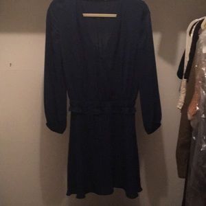 Rebecca Minkoff long sleeve blue dress